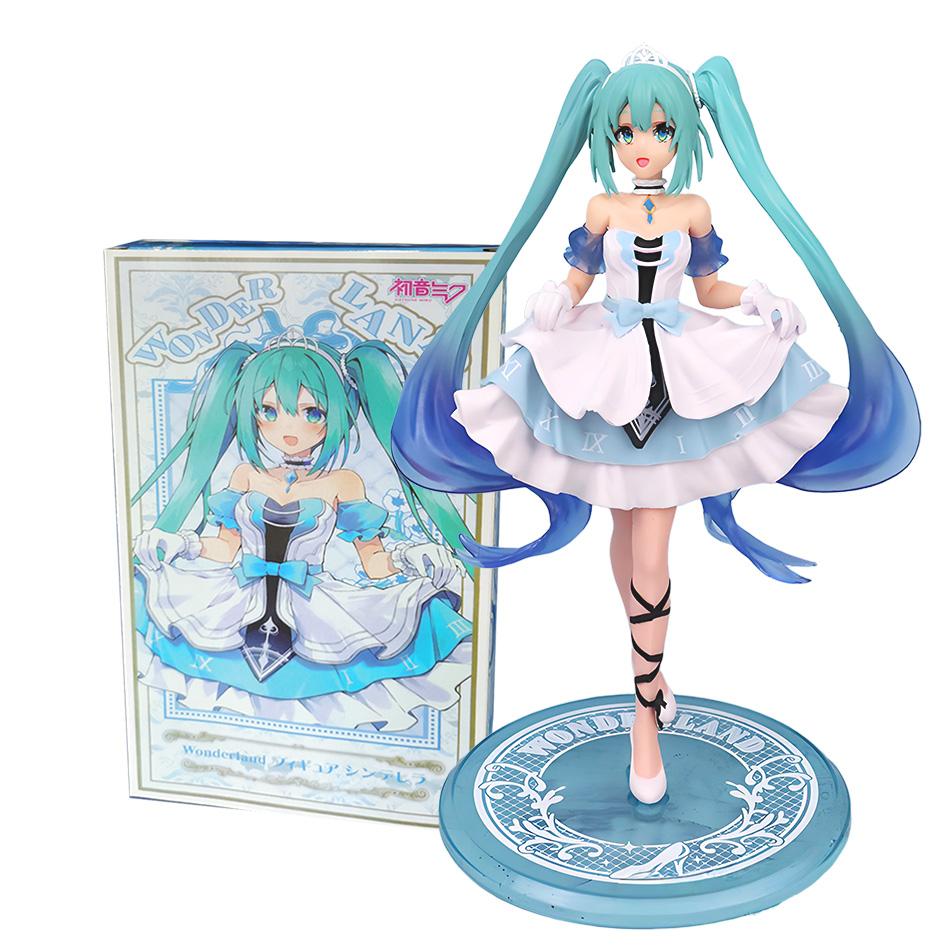 20 см аниме Hatsune Miku X Cinnamoroll фигурка аниме периферийные коллекционные модели декоративные украшения дети кавайный подарок