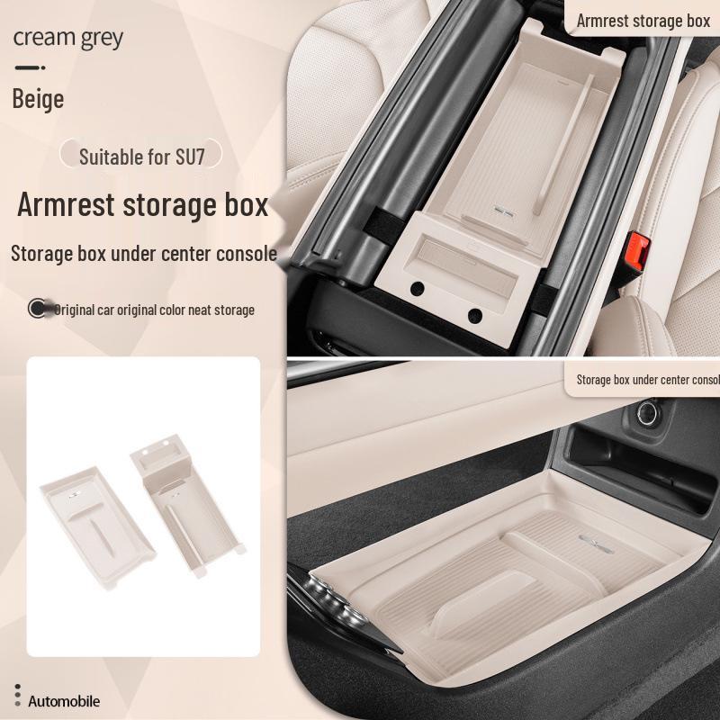 Compatible Storage Box for Xiaomi SU7/YU7 Car Interior