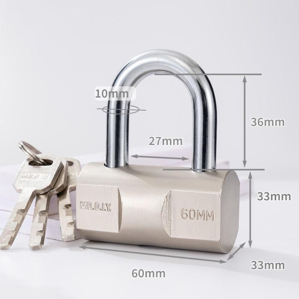 Waterproof Security Lock Stainless Steel Anti-theft Padlock  Outdoor Gym Dormitory Cabinet Door