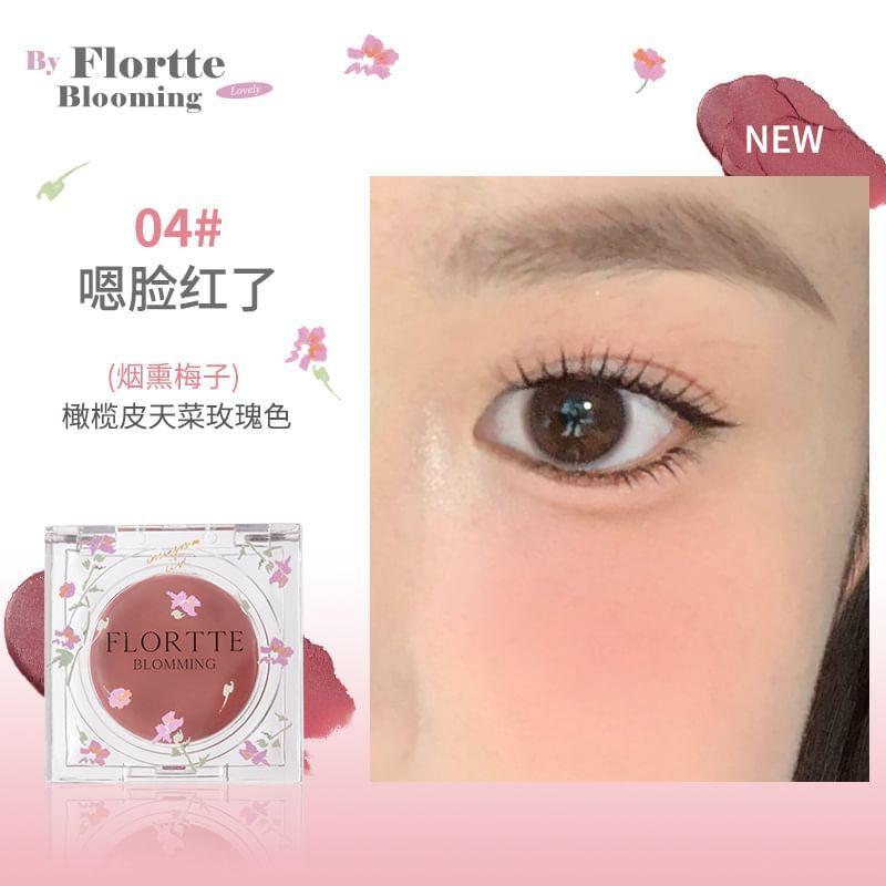 FLORTTE - Кремовые румяна серии 'Blooming' - 4 цвета