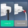 Кабель передачи данных USB 2.0 - Type C, 2 А, быстрая зарядка, скорость передачи данных 480 Мбит/с, плоский провод, колено 90 градусов для планшетов и телефонов