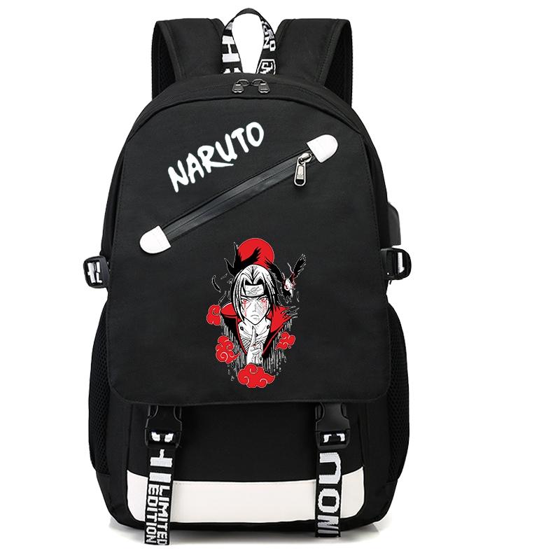 Рюкзак «Наруто» в стиле аниме, холст, сумка для книг, сумка для книг для мальчиков и девочек-подростков, сумка для книг в школу, детские подарки для мужчин и женщин, дорожная сумка для отдыха, рюкзак