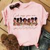 Female Casual Tshirts Summer New Fashion Melanin Black Girls Graphic Print Yellow TShirt Women Cartoon Short Sleeve Tops Tee