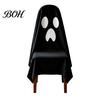 Easy Fit Ghost Chair Decor Halloween Cover, Cute Dining Reusable Seasonal Accents Decorative Slipcover for Holiday Party Home Furniture Protection