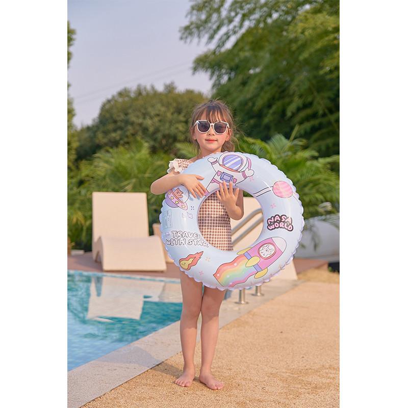 Colorful Inflatable Swim Rings For Kids Astronaut Cute Rabbit Lion Park Mermaid Dinosaur Rainbow Unicorn And More