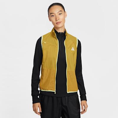 Nike ACG Running Gilets Women's Brown Coal/Light Lime/Dust Photon/Moun