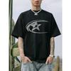 New Men's Star Print Short Sleeve T-Shirt Summer Men Women Clothing Fashion Tops Tees Casual Solid Color Y2K Streetwear Tops