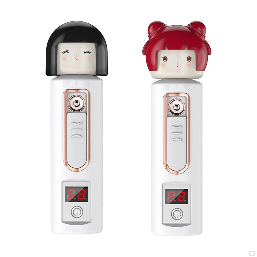 Мист для лица с кожей, Цифровой дисплей, Распыление, Увлажняющий, USB, 30 мл, Распылитель для