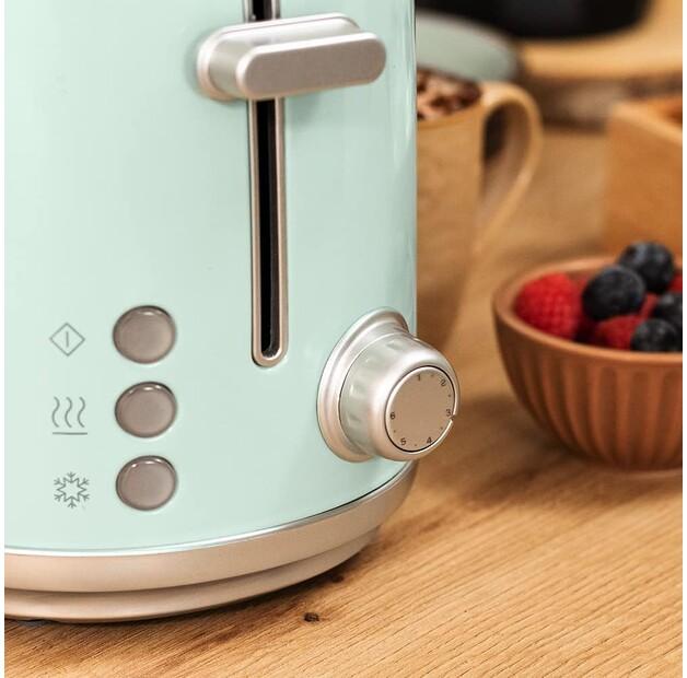 Toaster Cecotec 03234 Toast & Taste Retro 1000 Blue