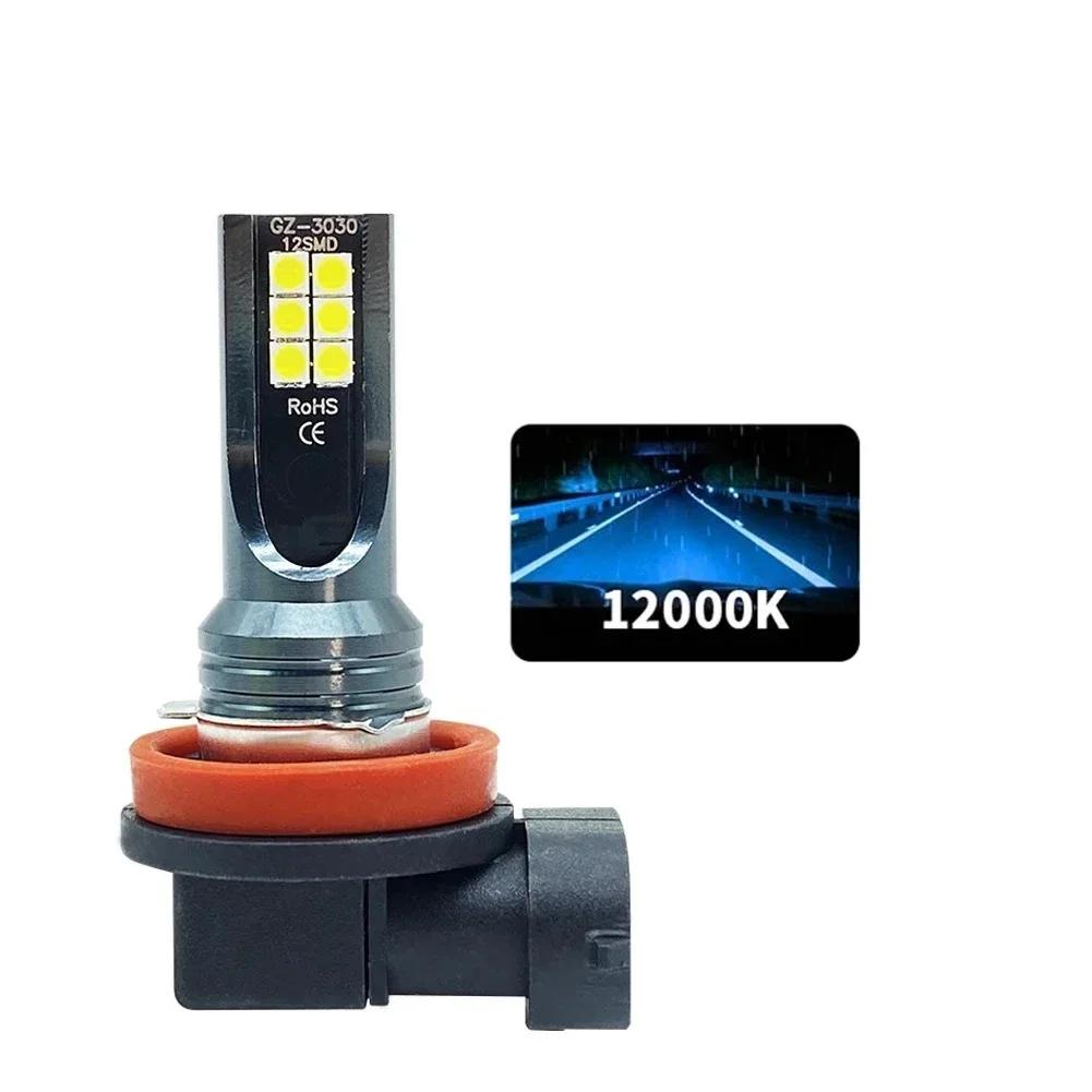 1/2 шт. 12 В H4 H7 светодиодная фара H11 H8 H9 H1 H3 автомобильная противотуманная фара светодиодная лампа 9005 9006 Hb3 Hb4 автоматические ходовые огни 12000 лм 6000 К