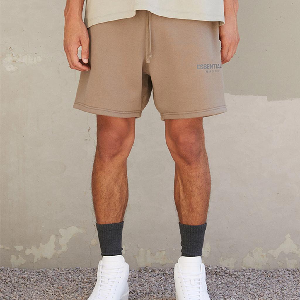 Fear of God Essentials Шорты-худи FW21 Harvest Унисекс Низ Harvest-Brown FOG-FW21-020