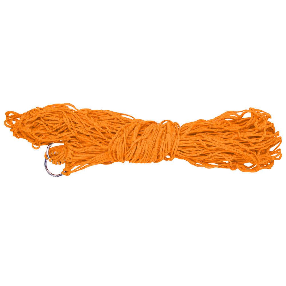 Удобная двухместная подвесная кровать-качели, гамак из нейлоновой сетки для кемпинга на открытом воздухе(оранжевый)