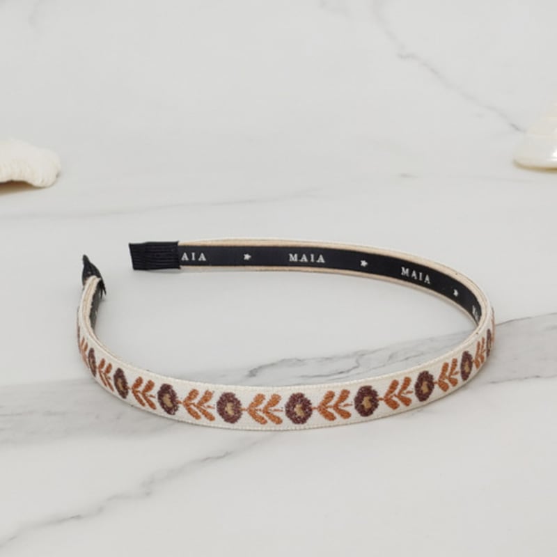 MAIA Garden Мини-ободок для волос с цветами A (Выберите 2)