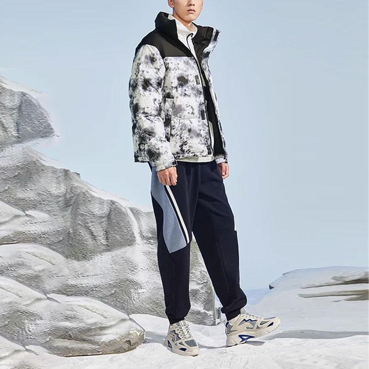 Li Ning Sports Life Collection Down Jacket Unisex Hazy Gray AYMR359-1