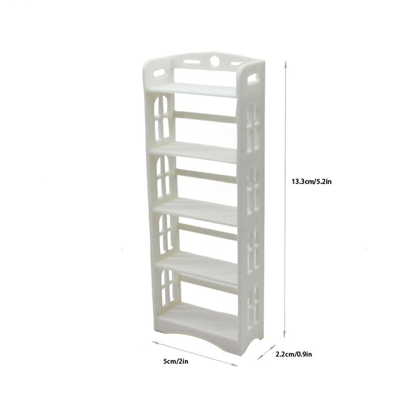 1:12 кукольных миниатюрных стеллажей для хранения вещей, многофункциональная стойка, книжный шкаф, мебель, модель для дома, декор, аксессуары для игрушечных кукольных домиков