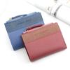 Chic Ladies' Color Block Leather Wallet with Tassel - Multi-Card Slots, Coin Purse & Zipper