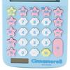 Sanrio Cinnamoroll Face-Shaped Key Calculator, Includes Instruction Manual and Warranty Card, 633925