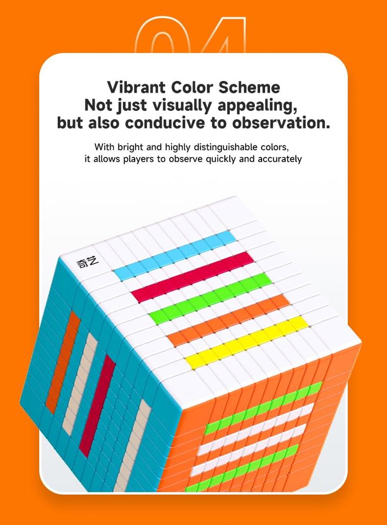 Guaranteed for Peace of Authorized Dealer QiYi 11x11 Cube 3D Puzzle Stickerless Mind,