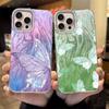 Purple Butterfly Phone Cases For Apple Iphone 16 15 14 13 Pro Max 7 16e 16plus Girls Schmetterlinge Silicone Couple Fundas Cover