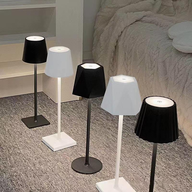 USB Rechargeable LED Table Lamp: Touch-Control Night Light for Outdoor & Indoor Atmosphere