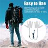 Heater Winter Glove Heating Sheet Gloves Heating Pad USB Heated Gloves Pad Electric Heating Film
