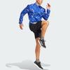 Adidas Break The Norm Patterned Running Long Sleeve Jacket Men Jacket Blue IQ3805