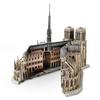 Cubic Fan 3D Puzzle Craft Kit, Notre Dame Cathedral, MC260h, No Glue or Tools Required
