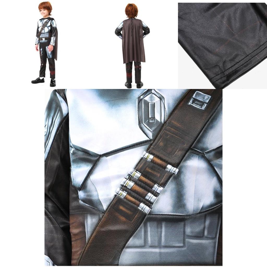 Костюм галактического охотника за головами Мандалорца для детей на Хэллоуин, косплей-наряд