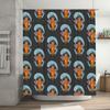 unframed Bathroom Shower Curtain Farmhouse Decor Vintage Floral Patterned Fabric Waterproof Modern Home Decor for Shower