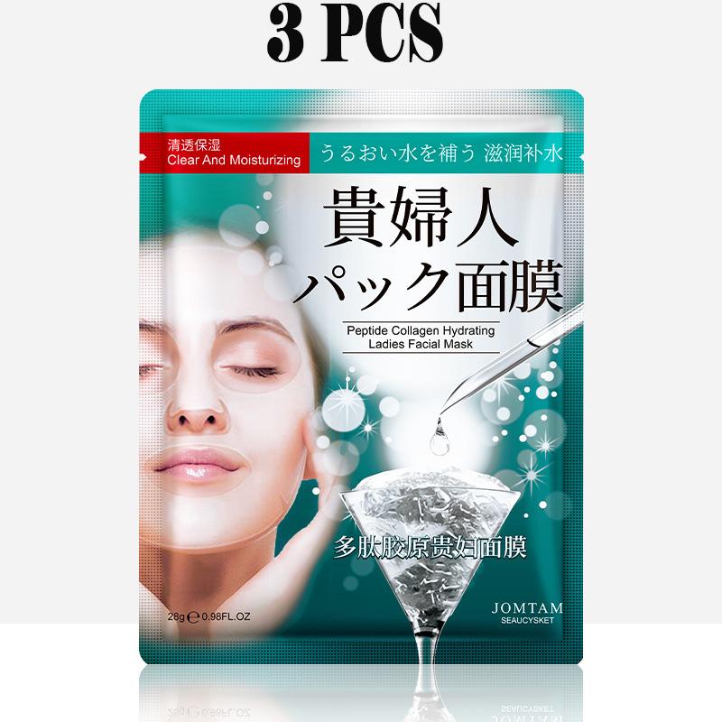 Polypeptide Collagen Face Mask Moisturizing and Shrinking Pores Mask Anti-wrinkle and Anti-aging Skin Care Products