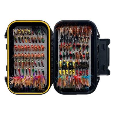 24-137 шт., приманка для ловли форели нахлыстом, сухие/мокрые мухи, нимфы, приманки для подледной рыбалки, искусственная приманка в упаковке