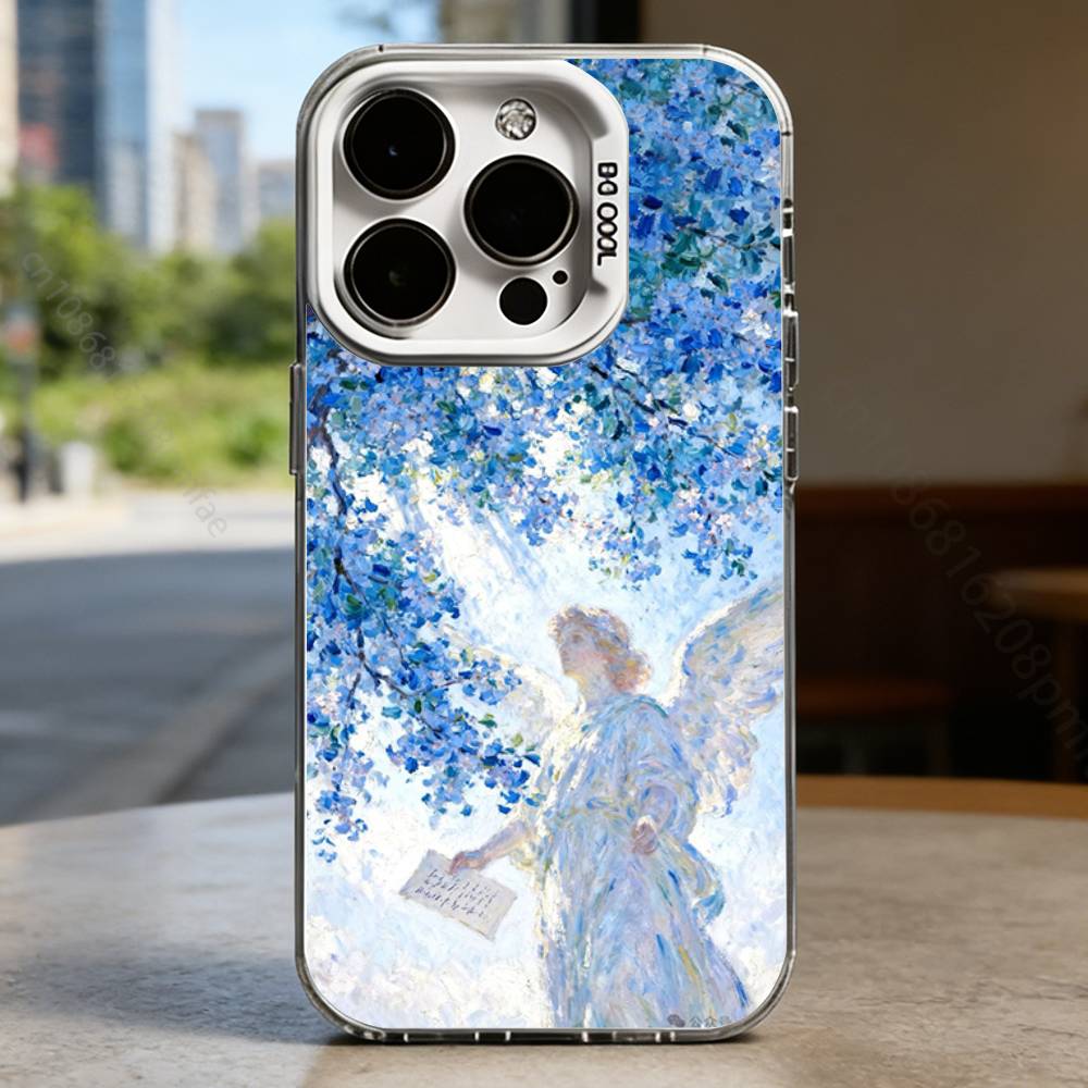 Artistic style of angels Case for iPhone17 16 15 14 13 12 11 Pro Max Plus Air 16E X XR XS Max Hard Shockproof Bumper Cover