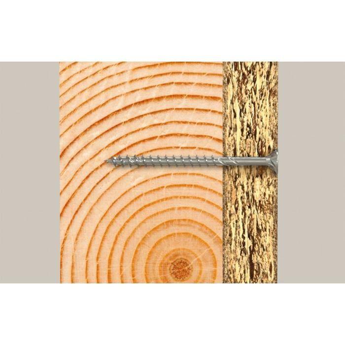Vis à bois Power FPF II CTF FISCHER 6 x 120 BC - Boite de 100 - 670460