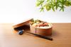 Osaka Choseido Magewappa Bento Box with Dividers and Lunch Band Brown (Oval, 550cc, Band)