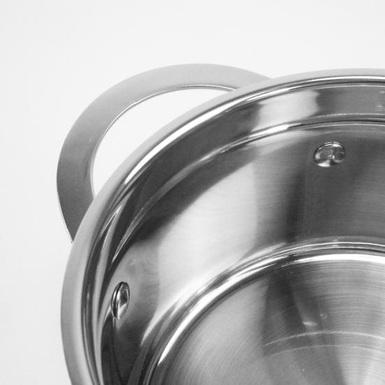 Посуда из нержавеющей стали без магнита, утолщенная молочная кастрюля, суповая кастрюля, кухонный котел