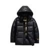 Unisex Black Gold Lightweight Mid-Length Down Jacket, Winter 2025 Edition