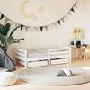 VidaXL Bed Frames for Children with Drawers, Single Bed with Headboard and Footboard, Bedroom Furniture, Scandinavian, 834442