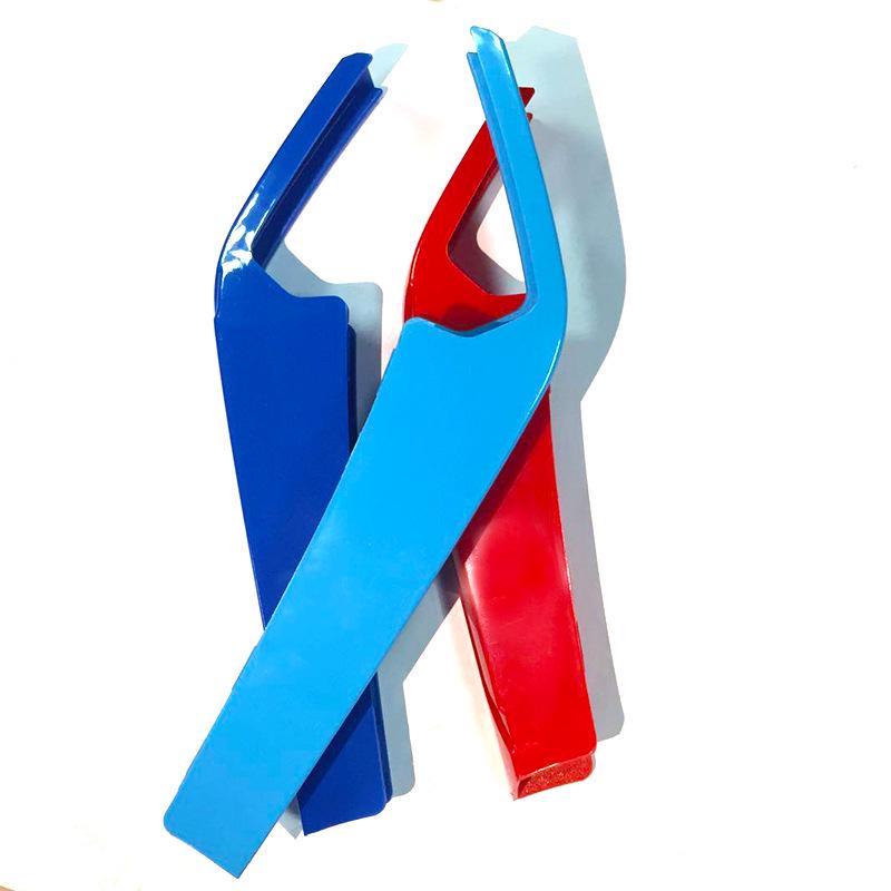 Трехцветные декоративные полосы для решетки радиатора BMW: Подходит для 19-22 Новой 3 серии и серии G20