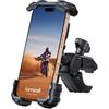 Lamicall Bike Phone Holder Mount - Motorcycle Handlebar Phone Mount Clamp, One Hand Operation, ATV Scooter Phone Clip for iPhone Air 17 16 15 Pro Max