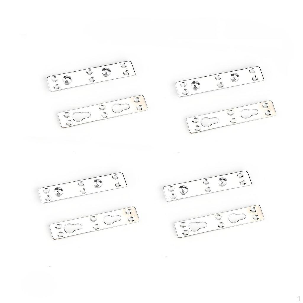 4 шт. Крепления для кроватных бортиков, Фурнитура для каркаса, Соединитель, Легкая установка, Кронштейны