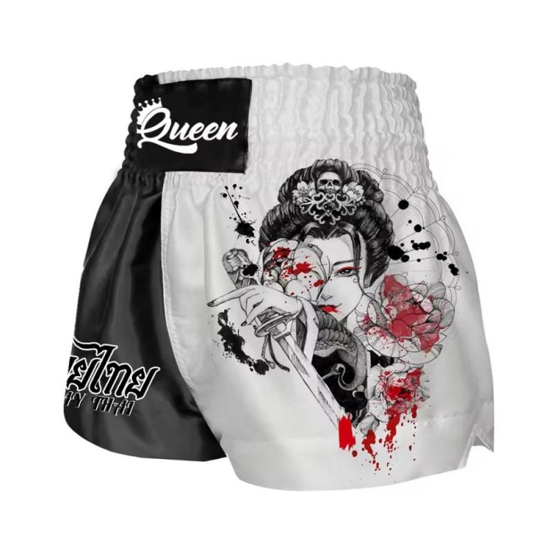MMA Shorts Men Women Training Fight Gear Boxing Muay Thai Grappling Athletic Compression