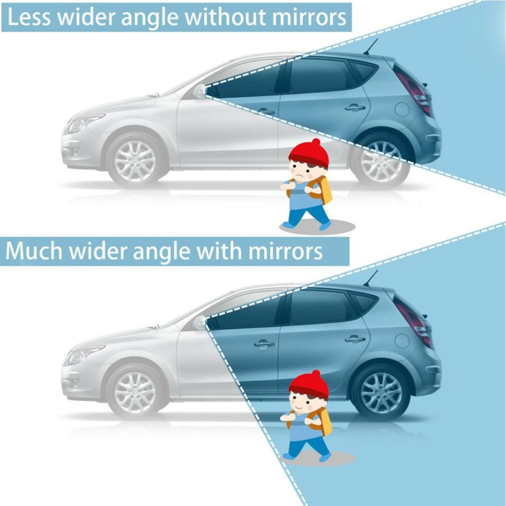 Hot Sale Car Rearview Mirror Car Blind Spot Small Round Mirror Reversing Adjustable Reflective Wide-angle Enlarged Mirrors