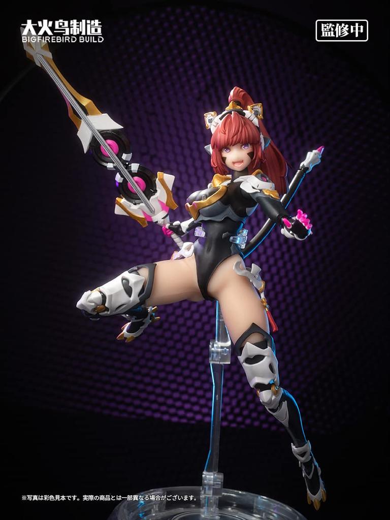 BIGFIREBIRD BUILD Cat Lady 001 Подсолнух масштабная раскрашенная подвижная фигурка "Научная команда" 1/9 ПВХ, АБС, ПОМ, сплав, силикон