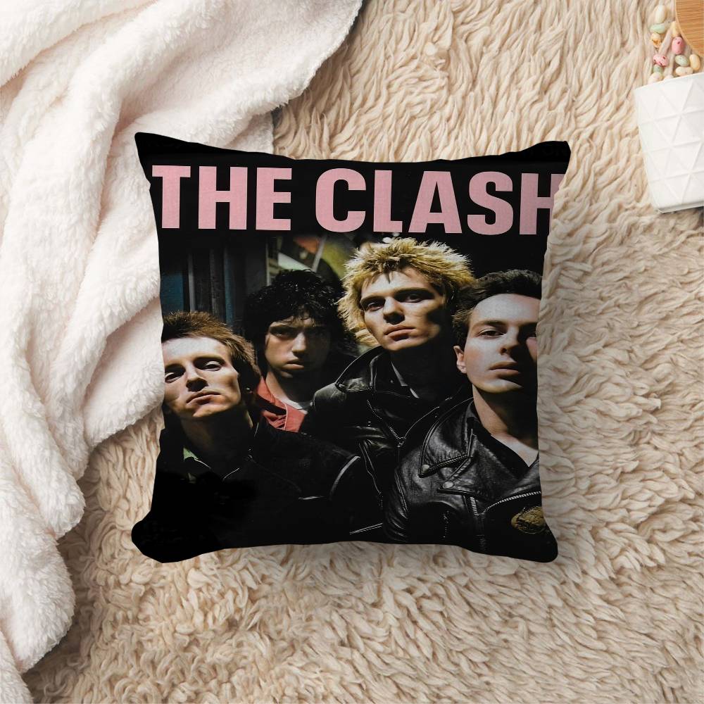 C-Clash T-The Band Cushion Cover Pillowcase Upholstery Sofa Throw Pillow Home Decor Pillowcas