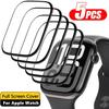 9D Защитное стекло для Apple Watch 9 8 7 6 5 4 SE 40 мм 41 мм 42 мм 44 мм 45 мм 38 мм Защитная пленка для iWatch Series Ultra 3 2 1 49 мм