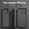 Жидкий силиконовый чехол для iPhone 11, 13, 12, 14, 15 Pro Max, чехлы для телефонов iPhone 14, 15 Plus, противоударная мягкая задняя крышка, аксессуары