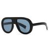 Vintage Aviator Sunglasses UV400 Oversized Retro Wide Frame Double Bridge Unisex Classic Driving Eye Protection Summer Fashion