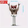 Cute 2D Swinging Raccoon, a Spring-driven Decoration for Desktops and Car Interiors.