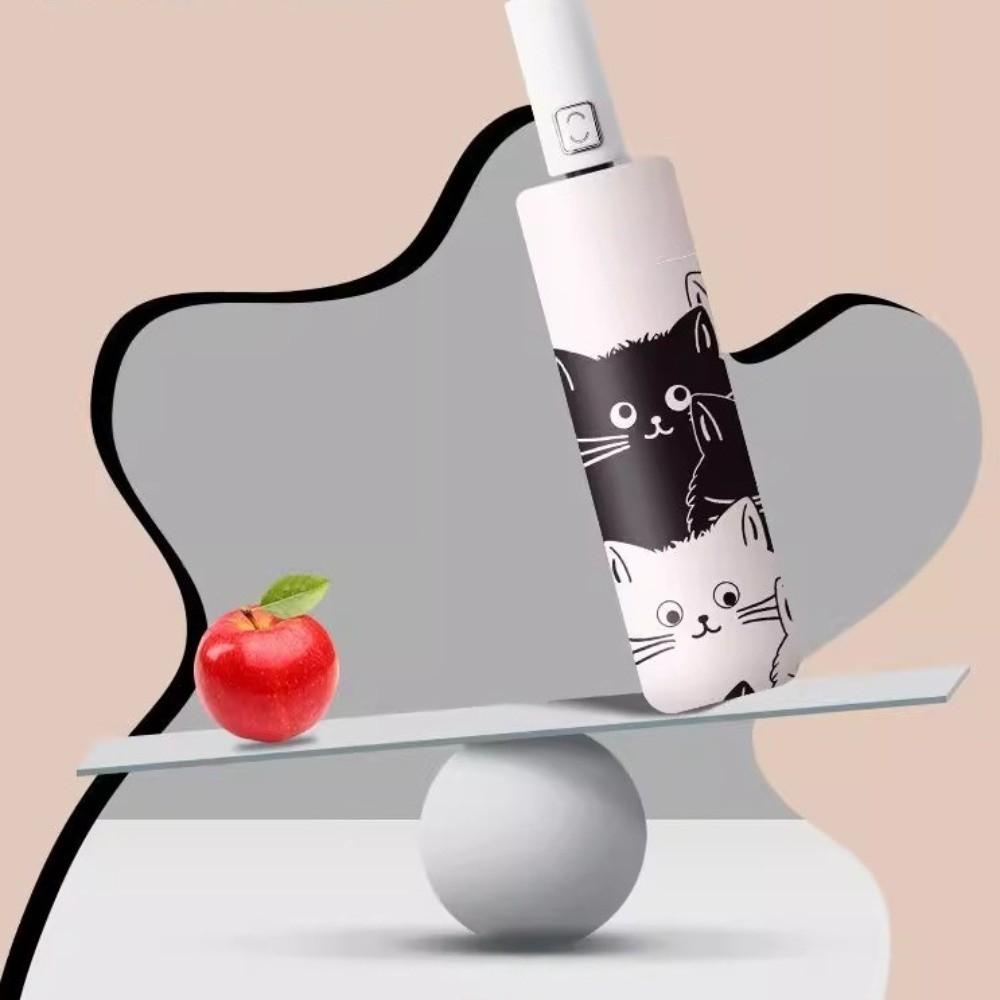 Cartoon Cat Automatic Umbrella Rain or Shine Cat Sun Protection Umbrella  for Women