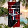 Mustang Fashion Beach Towel: Ideal for Summer Adventures Soft, absorbent and quick drying suitable for swimming and bathing